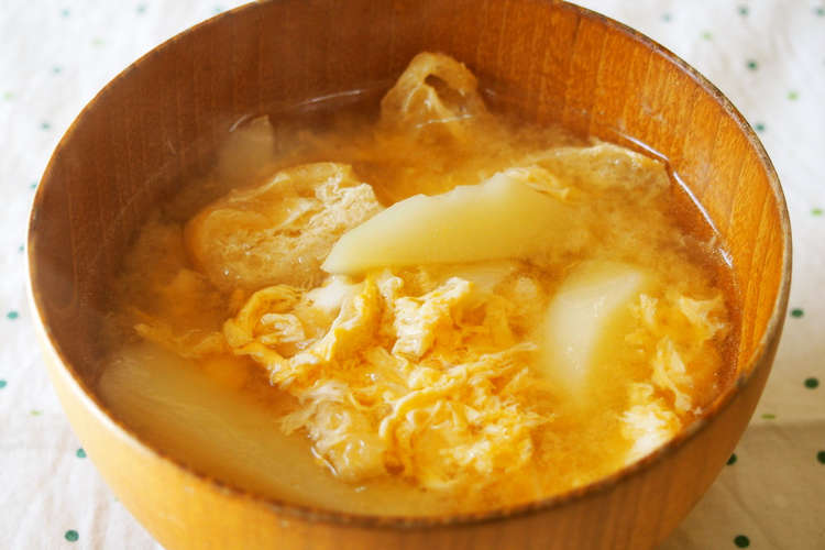 じゃが芋と卵の味噌汁 レシピ 作り方 By 京たまご クックパッド 簡単おいしいみんなのレシピが349万品