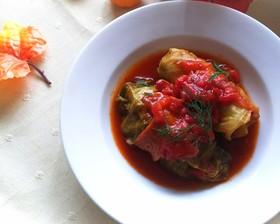 ロールキャベツトマト煮♪