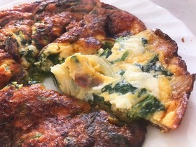 フライパンで作る☆生地なし簡単キッシュ☆