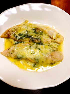 糖質オフ!ささみの青じそマヨチーズ焼き