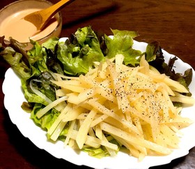 簡単オーロラソース✨ジャガイモ炒め