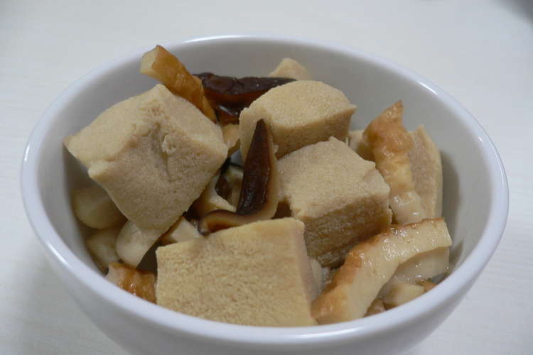 お弁当シリーズ 高野豆腐の含め煮 レシピ 作り方 By みぃーぽん クックパッド 簡単おいしいみんなのレシピが359万品