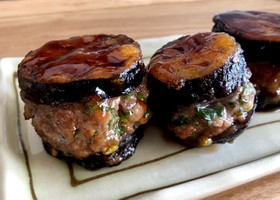 お弁当にも!茄子の挟み焼き