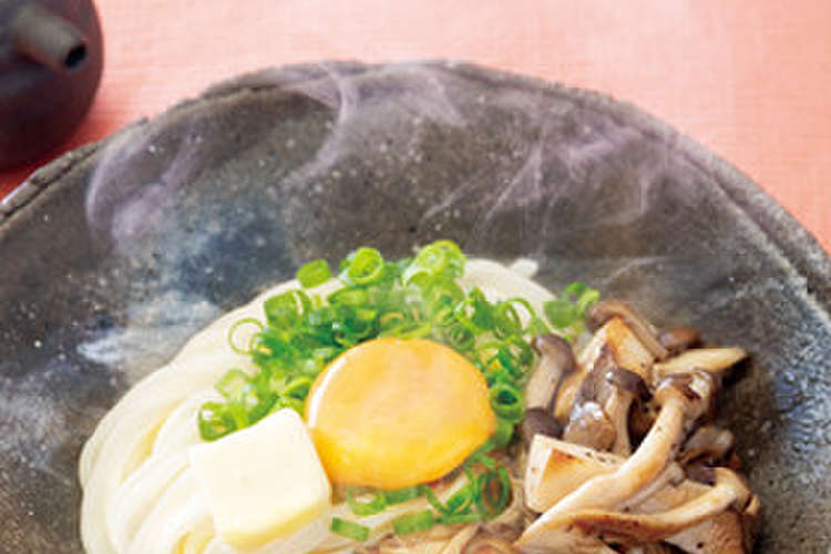 きのこ釜バターうどん レシピ 作り方 By さぬきうどんの亀城庵 クックパッド 簡単おいしいみんなのレシピが359万品