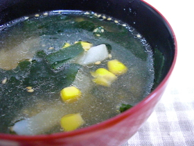 冷凍ポテトdeお味噌汁