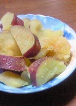 素材のお味♪さつまいもと林檎の煮物の画像