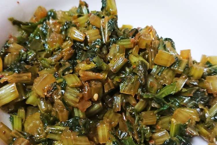 かぶの茎で ご飯のお供 レシピ 作り方 By 猫団子 Smkh クックパッド 簡単おいしいみんなのレシピが357万品