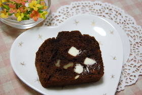 ココア&クリームチーズのパウンドケーキ