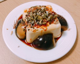 置くだけ!ピータン豆腐( 皮蛋豆腐)