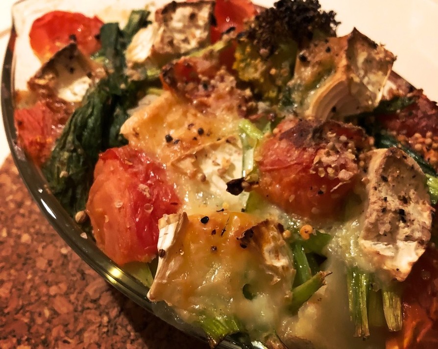 野菜のモッツァレラオーブン焼きの画像