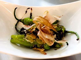 ししとうの甘辛生姜醤油炒め