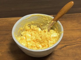 ゆで卵 de 手作りタルタルソース