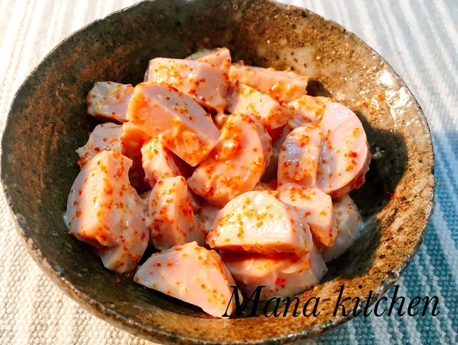 【簡単】魚肉ソーセージのピリ辛おつまみ♡の画像