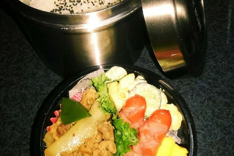 高校生男子弁当 77 保温ジャー レシピ 作り方 By おぴろさん クックパッド 簡単おいしいみんなのレシピが374万品