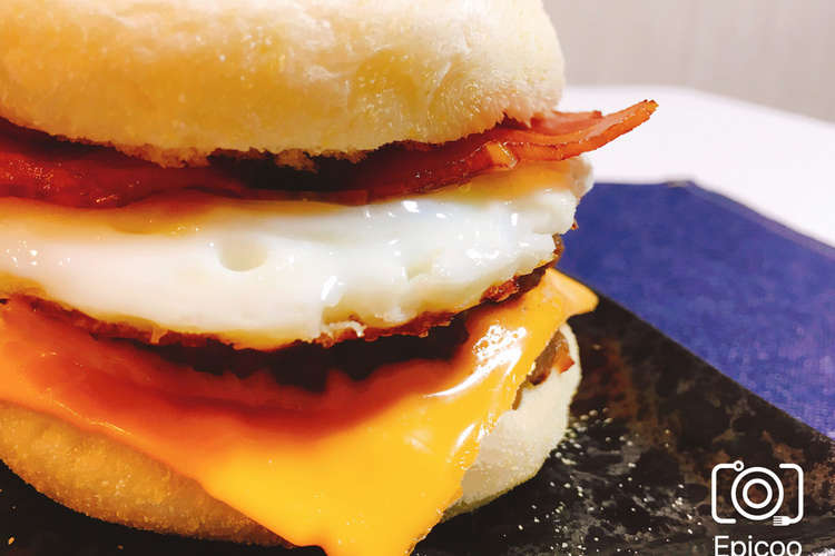 朝マック風ソーセージパテのメガマフィン レシピ 作り方 By 新米幸せママ クックパッド 簡単おいしいみんなのレシピが352万品