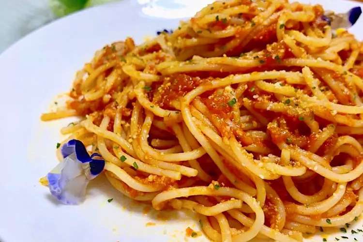 グルテンフリー麺でスパゲッティポモドーロ レシピ 作り方 By Sakurailec クックパッド 簡単おいしいみんなのレシピが351万品