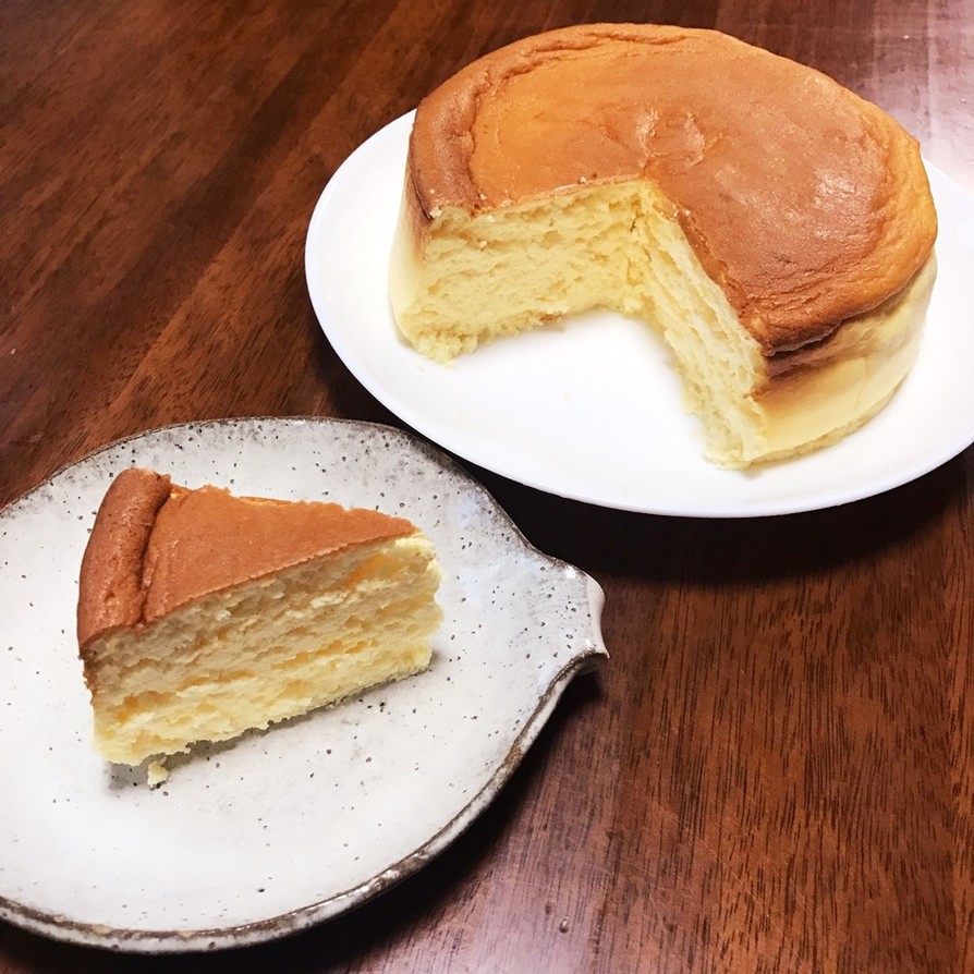 糖質制限 ふわふわスフレチーズケーキ☆の画像