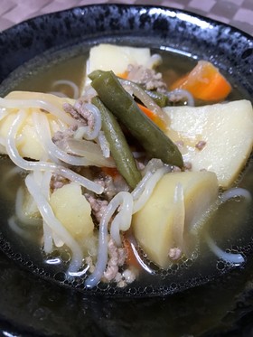 おでんダシのリメイク肉じゃが