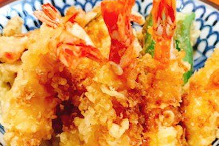 海老の花揚げ天丼 レシピ 作り方 By ラブリーミュウちゃん クックパッド 簡単おいしいみんなのレシピが361万品