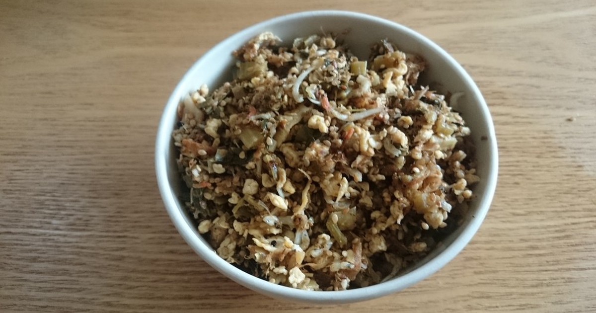 出がらしの鰹節を有効利用 鰹ふりかけ