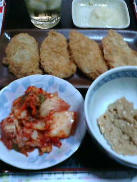 豚キムチ納豆にんにく入り