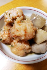 海老団子と里芋の煮物