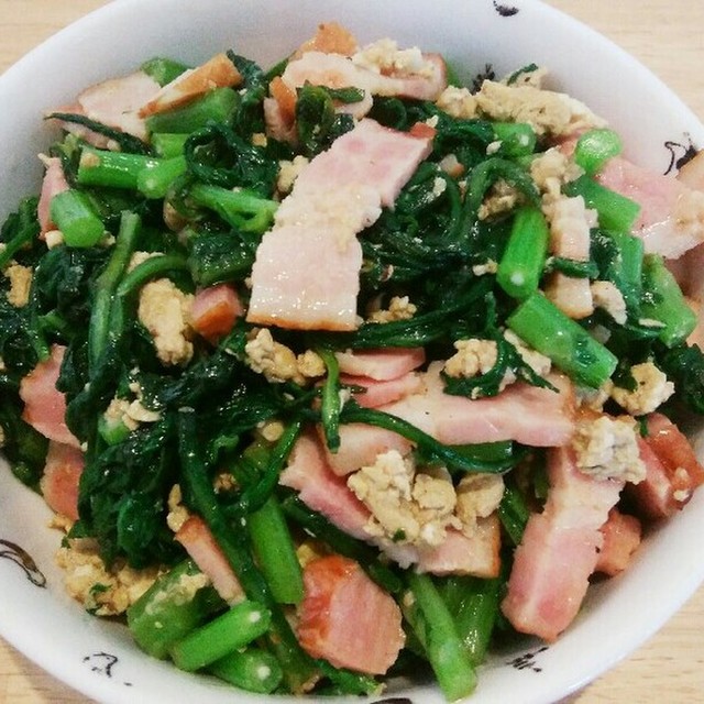 春菊を子供に食べてもらう簡単炒め レシピ 作り方 By マックッキング鈴木 クックパッド 簡単おいしいみんなのレシピが352万品