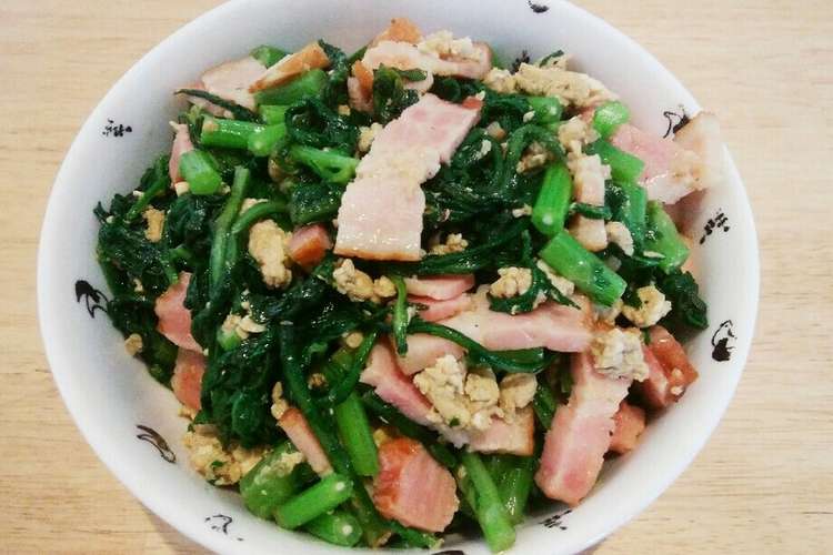 春菊を子供に食べてもらう簡単炒め レシピ 作り方 By マックッキング鈴木 クックパッド 簡単おいしいみんなのレシピが359万品