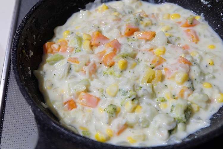 離乳食幼児食 しらすクリーム煮 レシピ 作り方 By 505mom クックパッド 簡単おいしいみんなのレシピが360万品