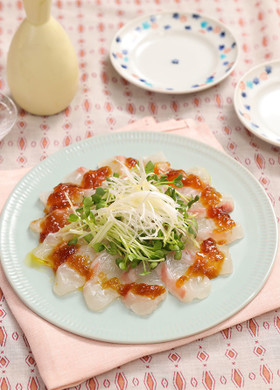 絶品☆いずみ鯛の和風ジュレパッチョ