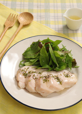 サラダチキンのはちみつレモンソース