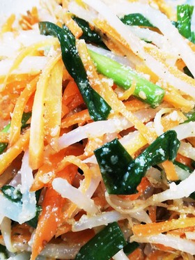 レンジで簡単☆三色ナムル