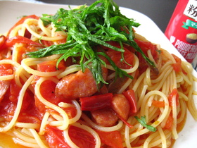 ランチに♪フレッシュトマトのパスタ♡