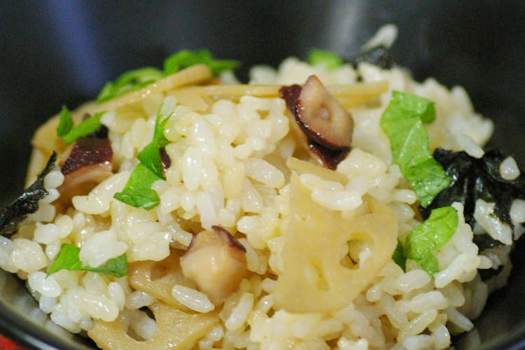 蛸と蓮根の混ぜごはん レシピ 作り方 By あわっこゆきこ クックパッド 簡単おいしいみんなのレシピが350万品