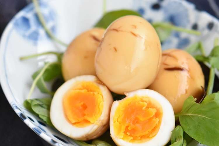 ゆで卵の照り焼き 作り置き レシピ 作り方 By 鈴木美鈴 クックパッド 簡単おいしいみんなのレシピが352万品