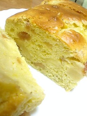 いちじくジャム&リンゴで簡単ケーキ