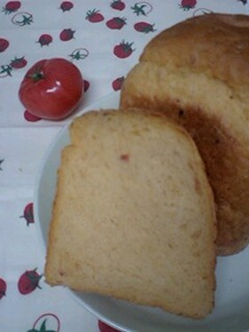HBで♪ケチャップとベーコン食パン