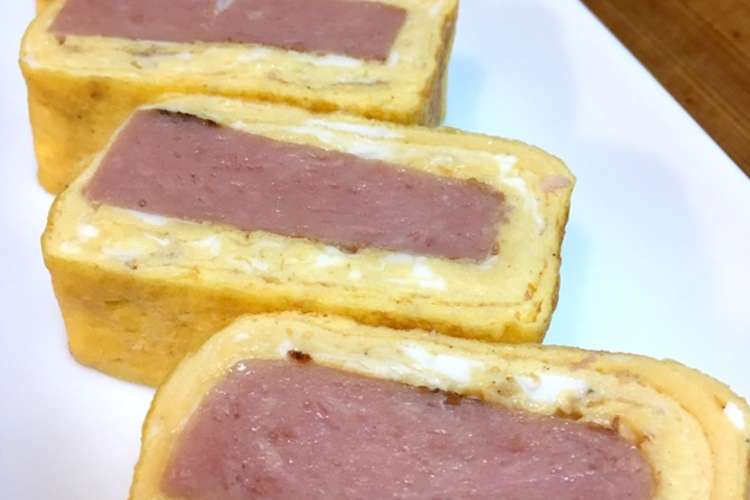 気合いのスパム厚焼き卵 レシピ 作り方 By Rgbじぇねしす クックパッド 簡単おいしいみんなのレシピが365万品