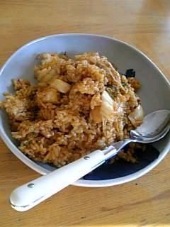 絶品キムチチャーハン!