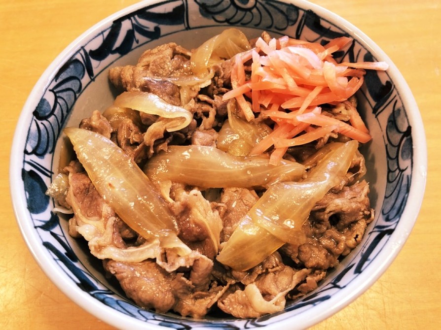 吉野家の味を追求♪あの馬鹿うま牛丼を再現の画像