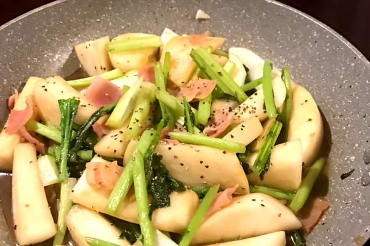 カブまるごとベーコン炒め レシピ 作り方 By さなころまん クックパッド 簡単おいしいみんなのレシピが352万品