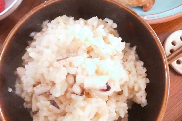 簡単 タコの干物で美味しいタコ飯 レシピ 作り方 By ぴーちゃん大好き クックパッド