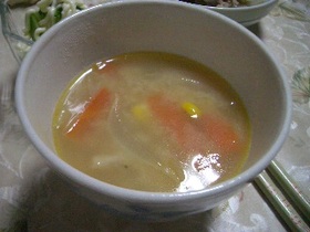 ミルク入り味噌すぅぷ