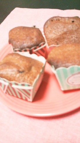 簡単!混ぜるだけ!ノンオイルカップケーキ