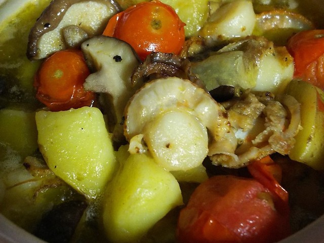 ベビーホタテと野菜の土鍋アヒージョ レシピ 作り方 By ヨシヨシさん クックパッド 簡単おいしいみんなのレシピが350万品