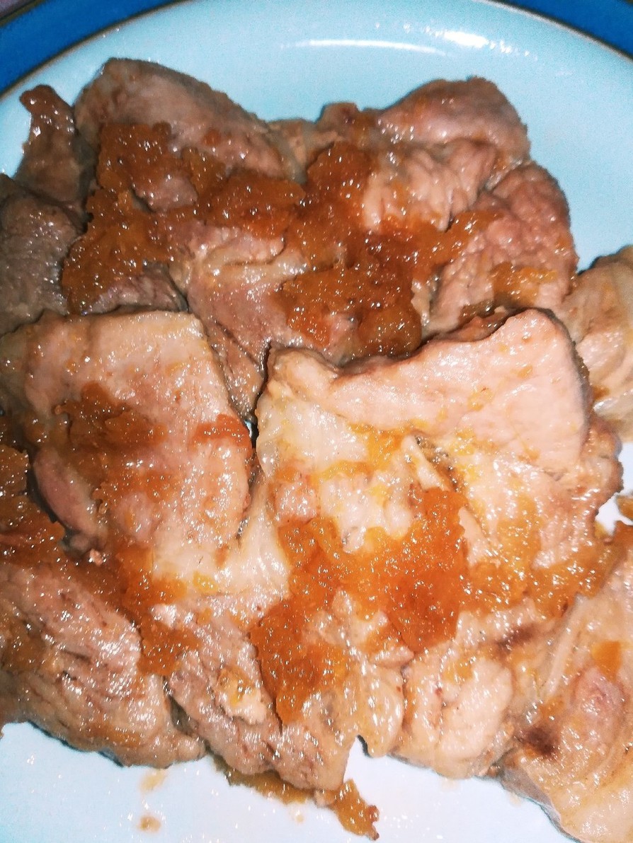 減塩　豚肉の生姜焼きの画像
