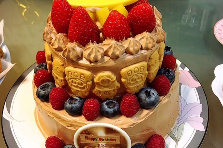 チョコの2段ケーキ 簡単ミニオンデコ レシピ 作り方 By あきまま 25 クックパッド 簡単おいしいみんなのレシピが359万品