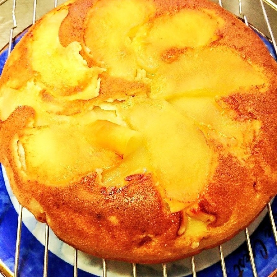 林檎と紅茶のケーキ(HKMと炊飯器使用の画像