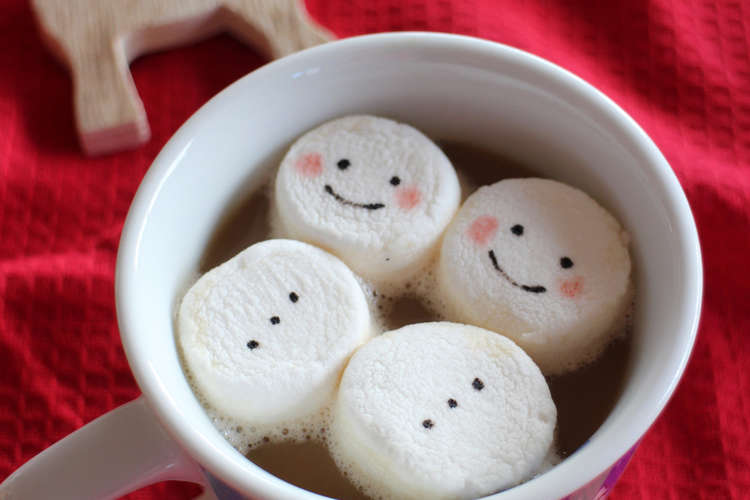 マシュマロスノーマン コーヒー ココア レシピ 作り方 By ｱﾄﾘｴ沙羅 クックパッド 簡単おいしいみんなのレシピが376万品