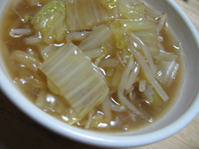 もやしと白菜の中華あん